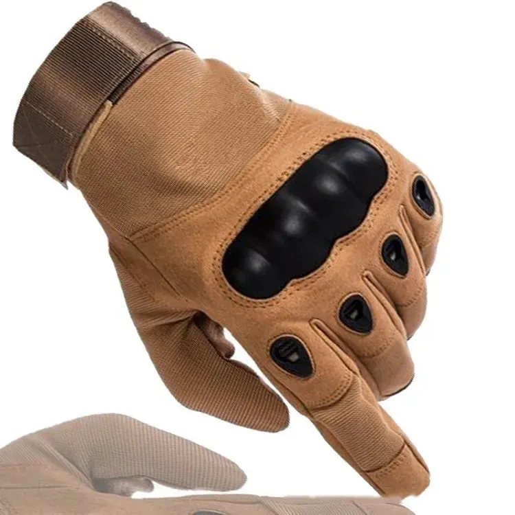 Guantes Largos Para Moto Tácticos Con Protección Nudillos  Talla XL