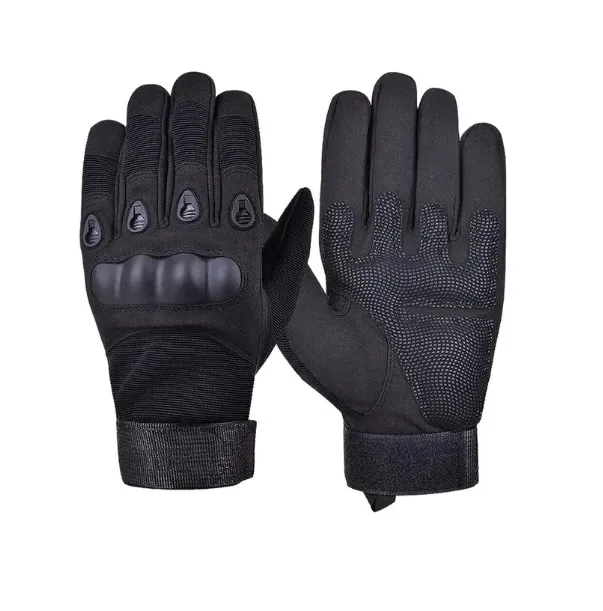 Guantes Para Moto Tácticos Protección Nudillos Negro Talla M