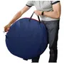 Funda Bolsa Protectora Llanta Rueda Rin Bicicleta Bolsillo Azul