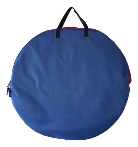 Funda Bolsa Protectora Llanta Rueda Rin Bicicleta Bolsillo Azul