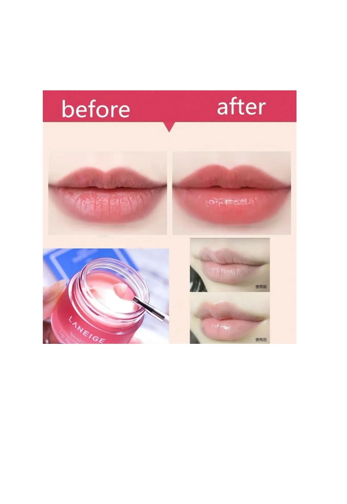 Laneige Mascarilla Para Labios - g a $7700