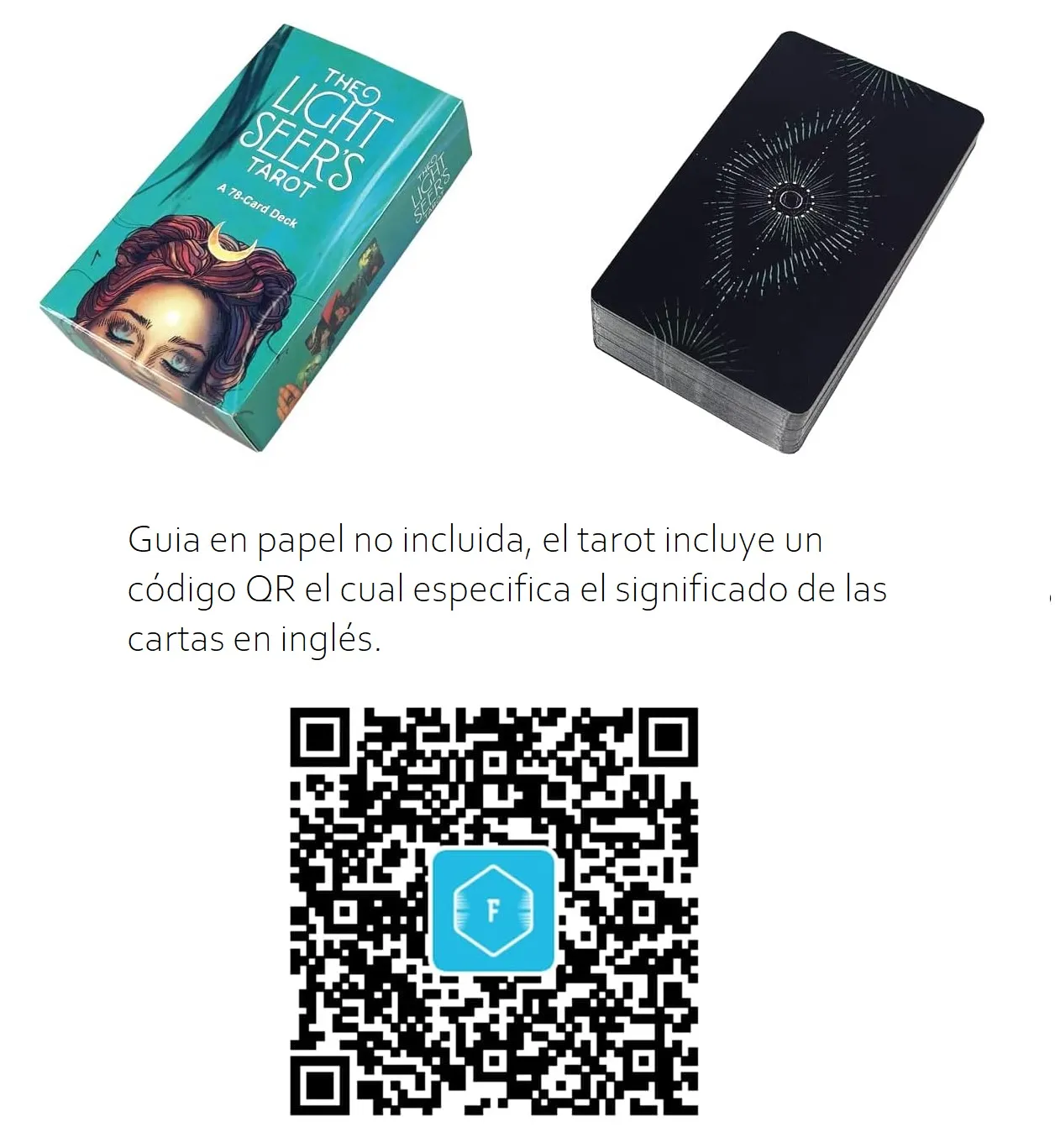 Cartas Barajas Del Tarot The Light Seer´s 78 Cartas