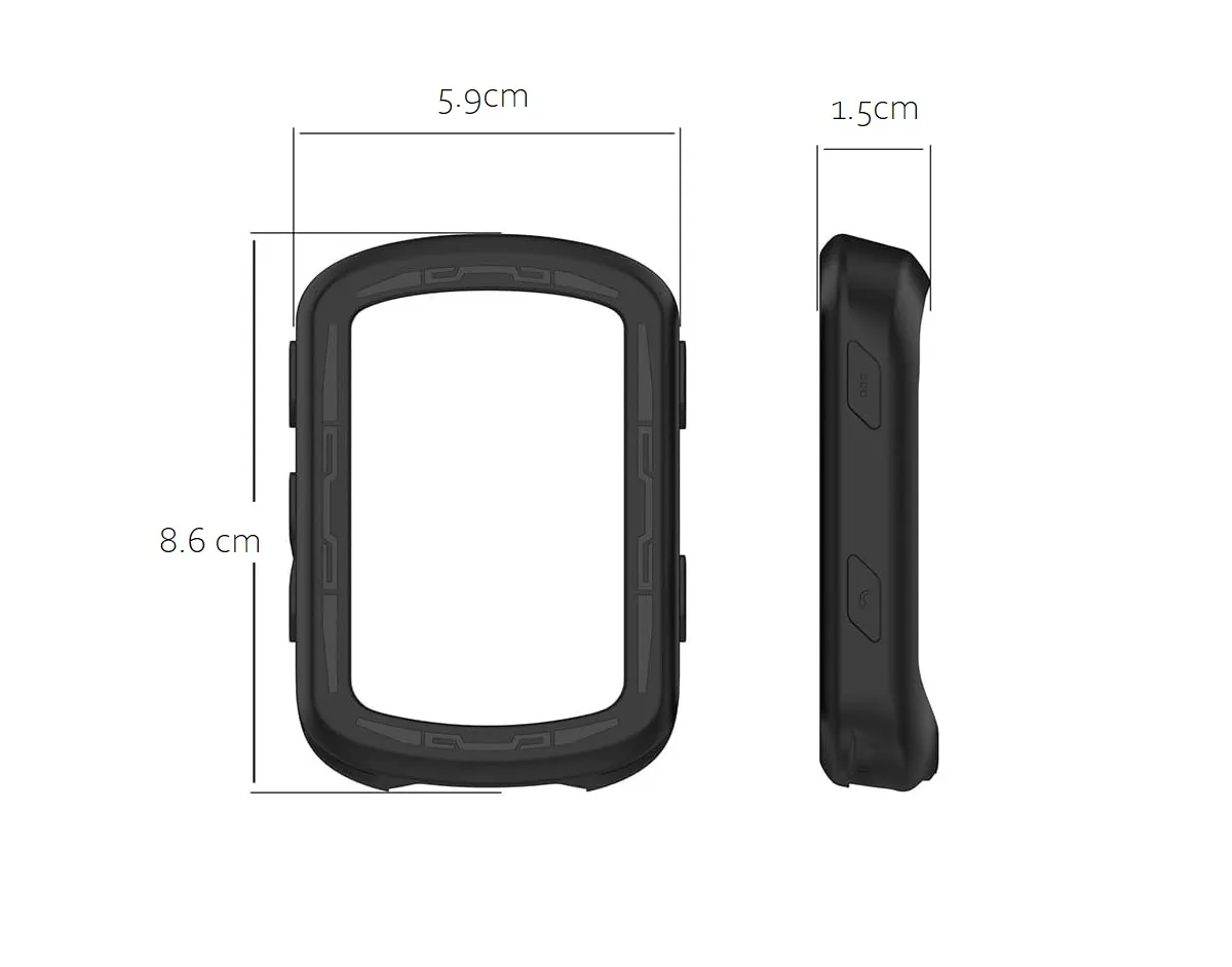 Forro Protector Funda Para Garmin Gps 540 Y 840 Ciclismo Negro