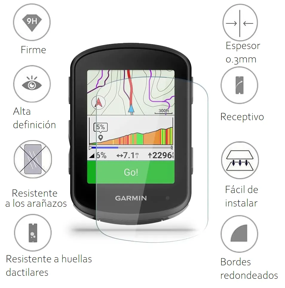 Forro Protector Funda Para Garmin Gps 540 Y 840 Ciclismo Negro