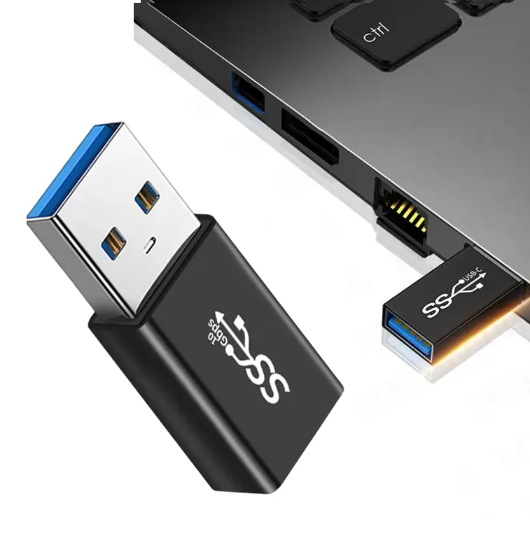 Conector Convertidor Acople Usb 3.0 A Usb Macho Hembra