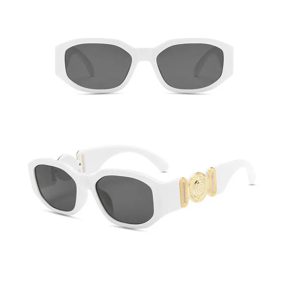 Gafas De Sol Rectangular Estilo Amaranta Para Mujer y Hombre Color Blanco