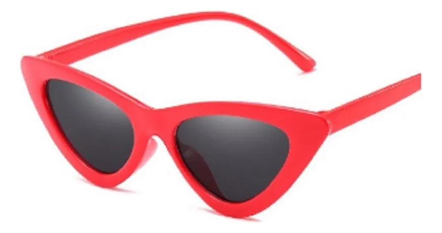 Gafas De Sol Para Niña Estilo Ojo De Gato Moda Outfit Rojas