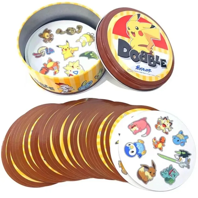 Juego De Mesa Spot It Dobble Game Emoji Pika Pika