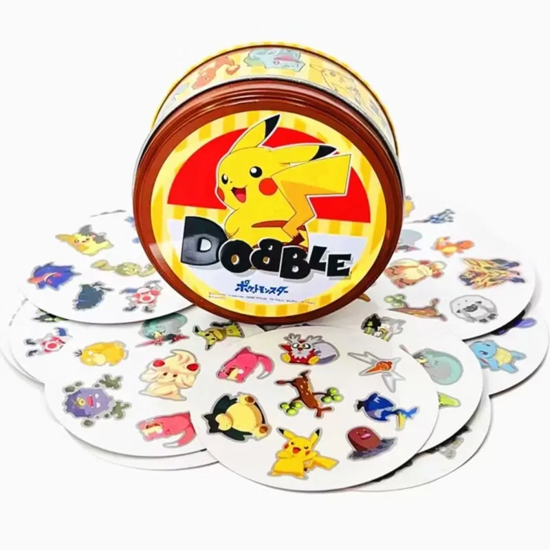 Juego De Mesa Spot It Dobble Game Emoji Pika Pika