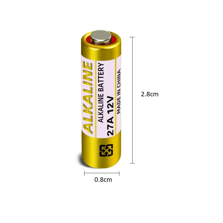 Pilas Baterias Alcalinas 27a De 12v Pack X5 Unidades