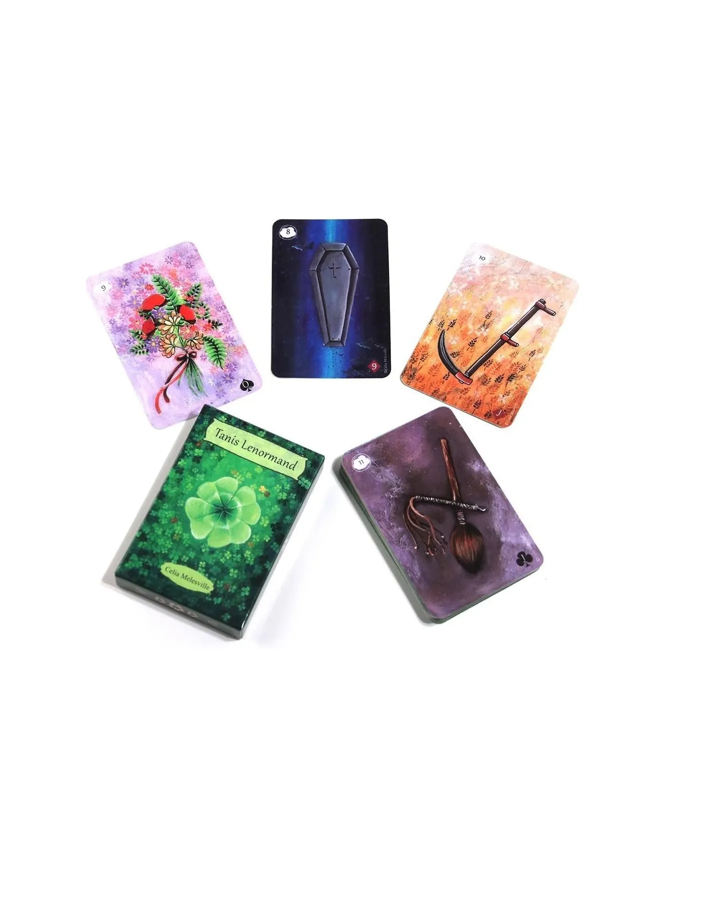 Tarot Òraculo Tanis Lenormand Para Principiantes X40 Cartas