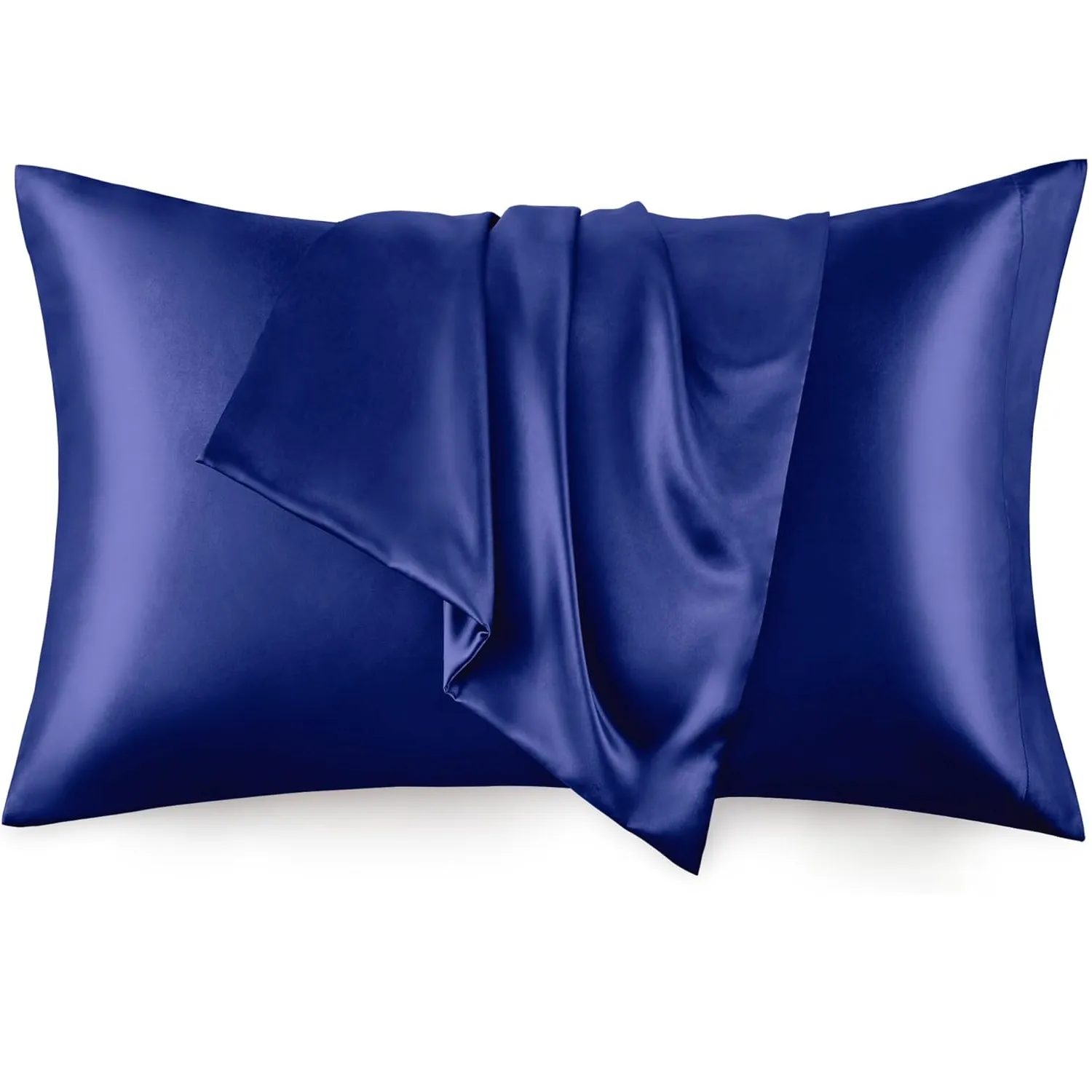 Funda Para Almohada En Satin Anti Frizz Protege Cabello Azul