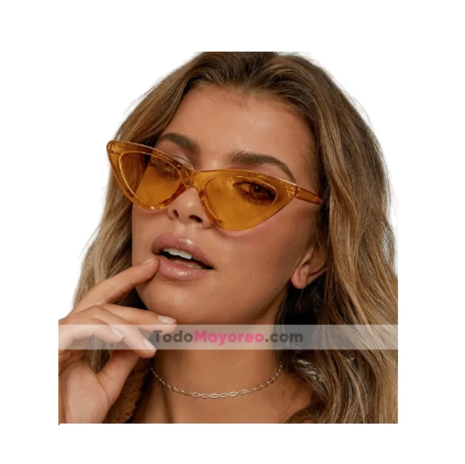 Gafas Anteojos De Sol Para Mujer Moda Estilo Gato Vintage