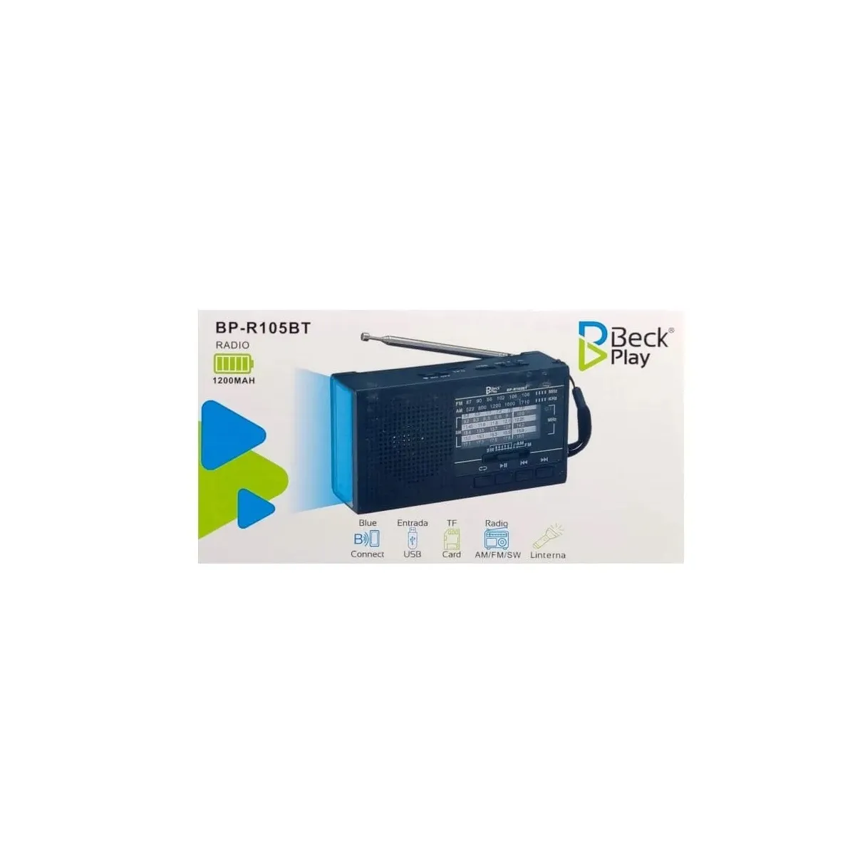 Radio Portatil Con Bluetooth Beck Play 