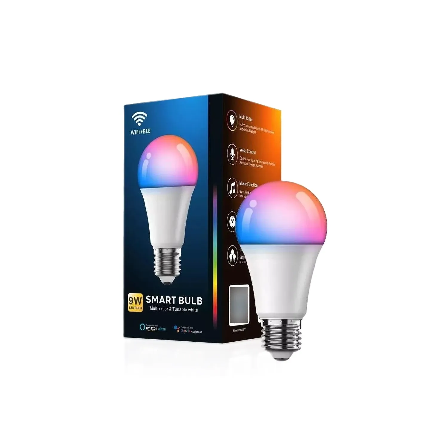 Bombillo Inteligente Smart Bulb Led Multicolor WIFI
