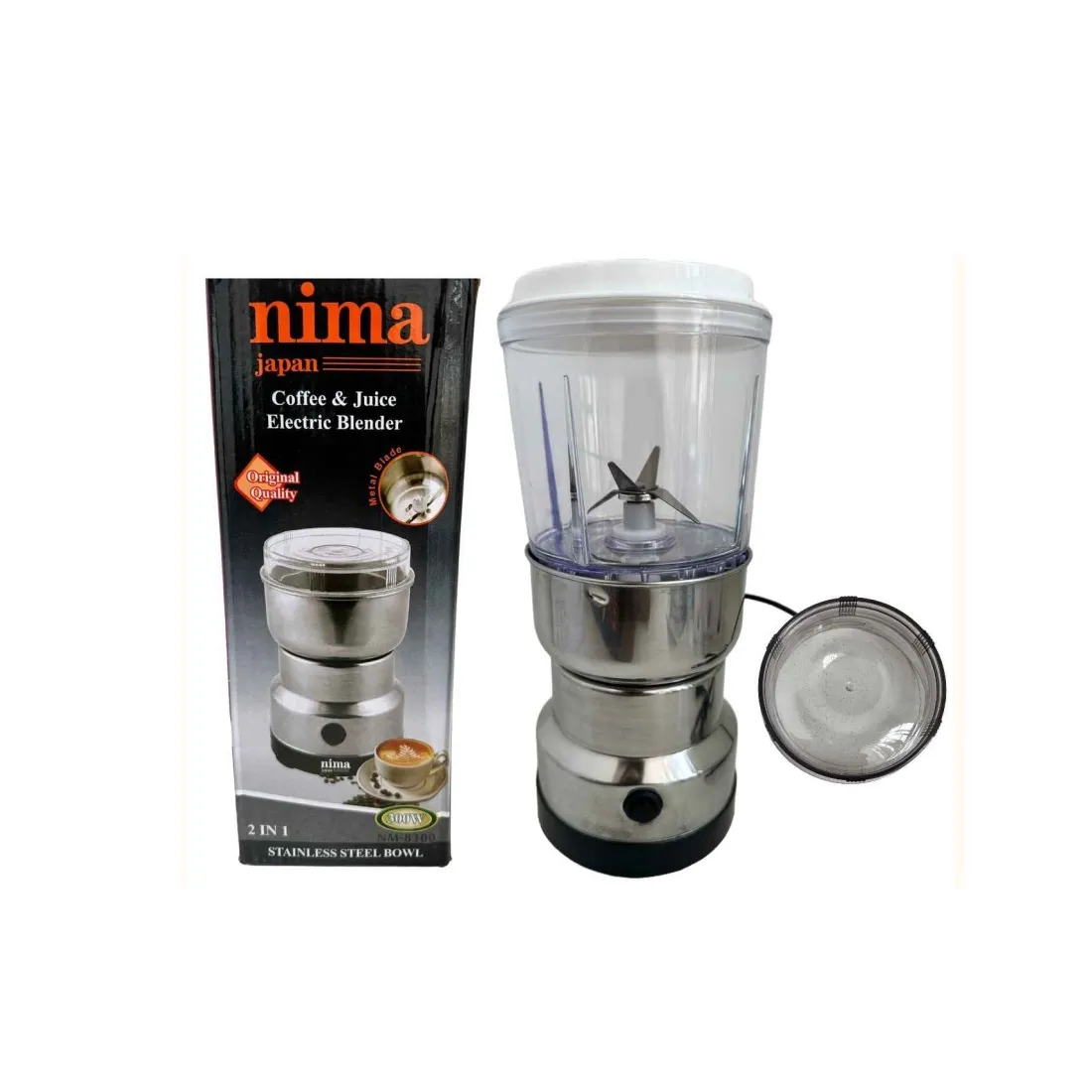 Licuadora 2 En 1 Molino De Café Blender 2 En 1