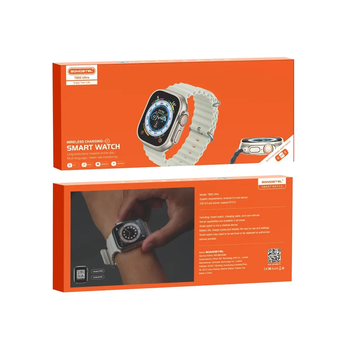 Reloj Inteligete Smartwatch T800 Ultra 