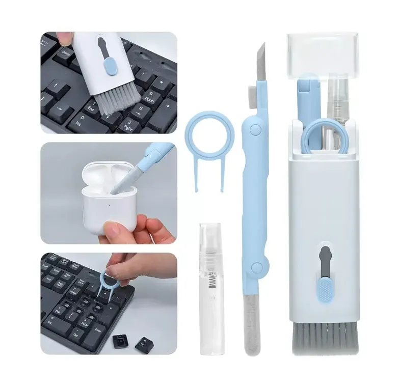 Kit De Cepillo Limpieza 7 En 1 Para Computadores Y Celulares