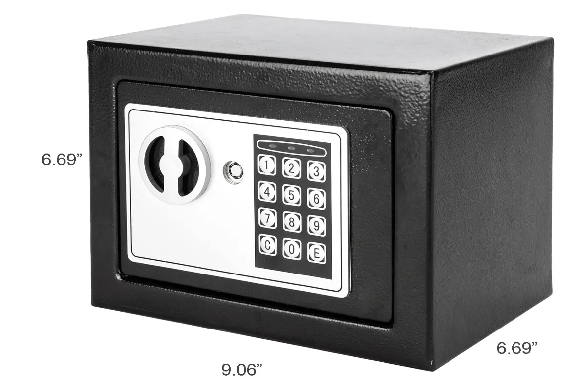 Mini Caja Fuerte Caja De Seguridad Acero T17