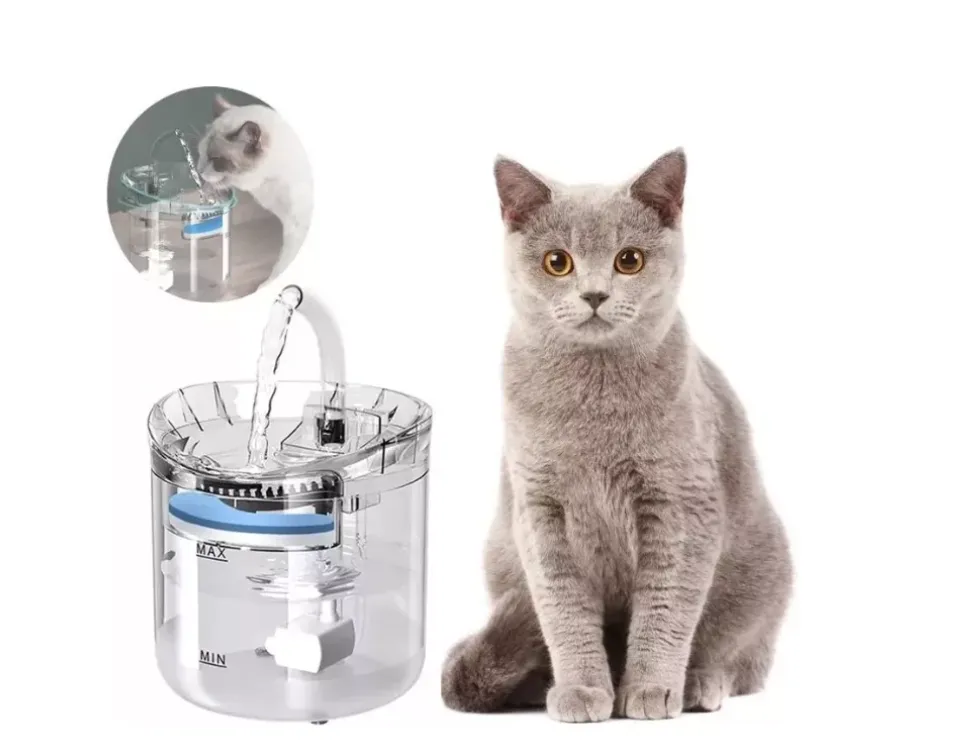 Bebedero Fuente Agua Automatico Para Gatos Mascotas