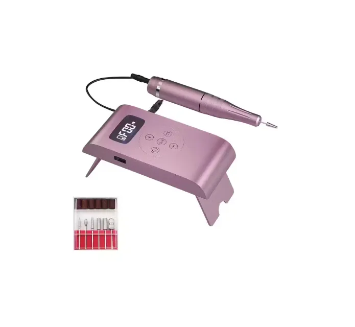 Pulidor De Uñas Electrico + Lampara Uv 2 En 1 Manicure Pro