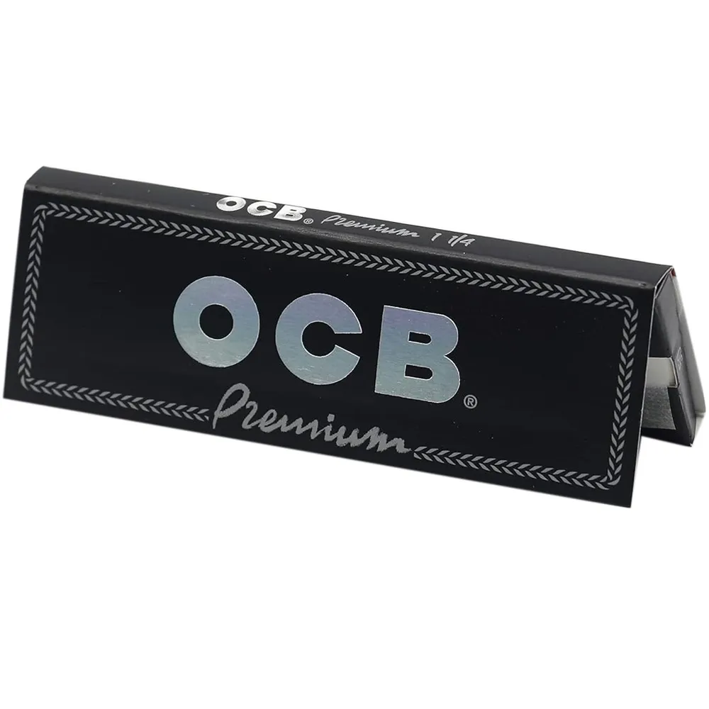 Rolling Paper Cueros OCB Premium Slim Combo De X3