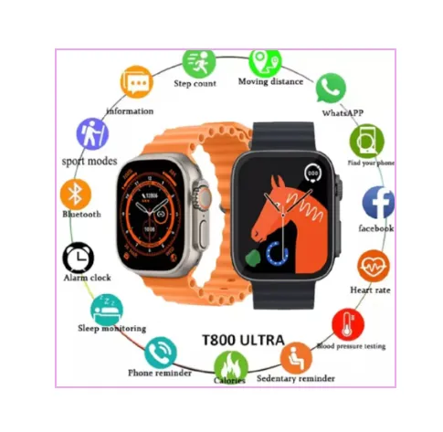 Reloj T800 Ultra: Tu Smartwatch Con Pulso De Regalo