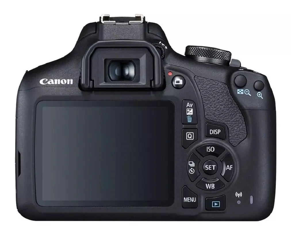 Camara Canon Eos 2000d+18-55+32gb+bolso