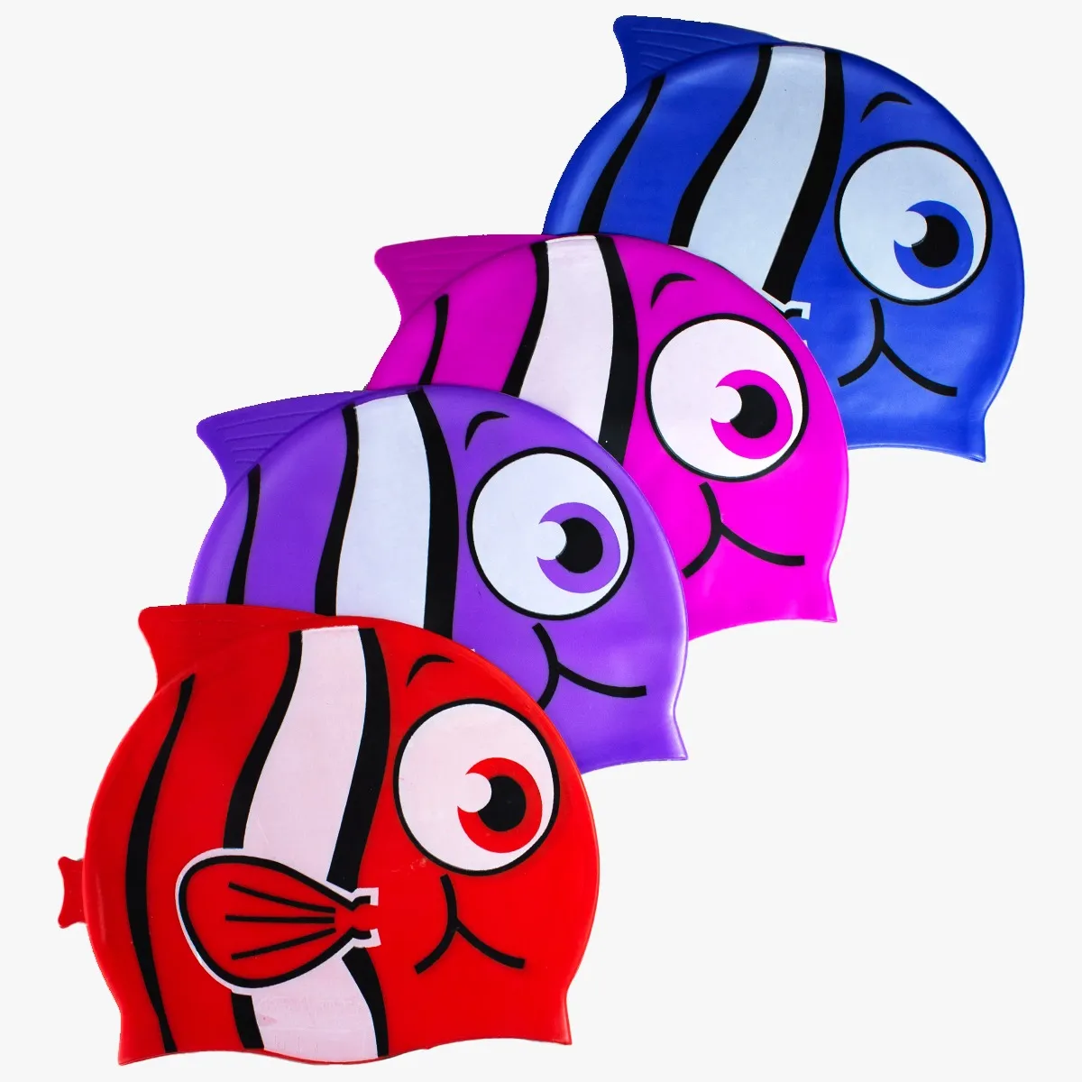 Gorro Natacion Silicona Figuras Niños 