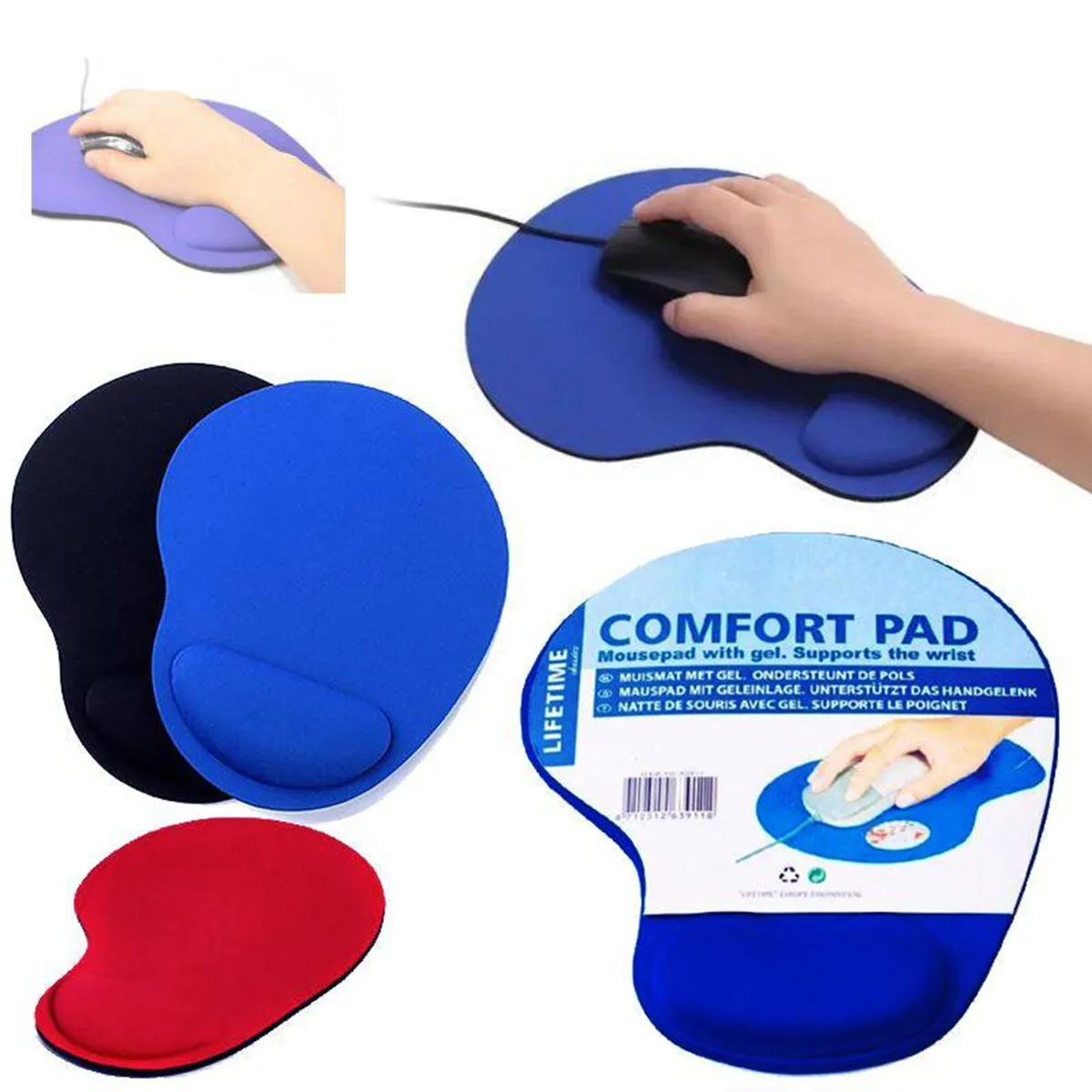 Confort y Precisión Mouse Pad Ergonómico