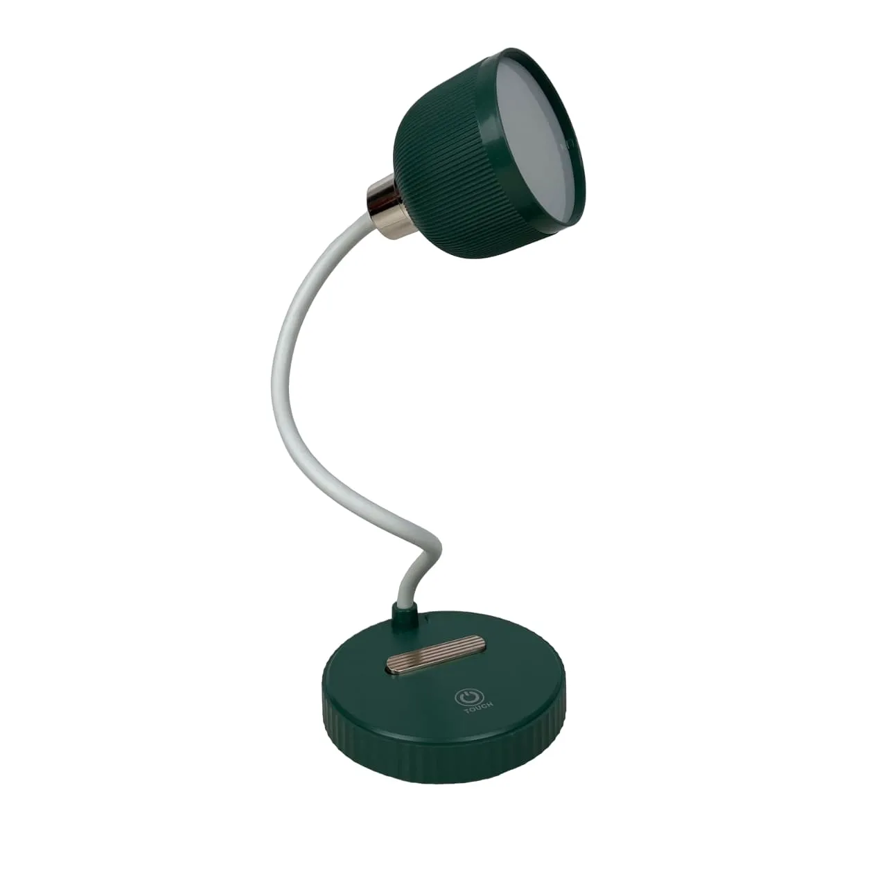 Lampara Led De Escritorio Base Redonda Verde