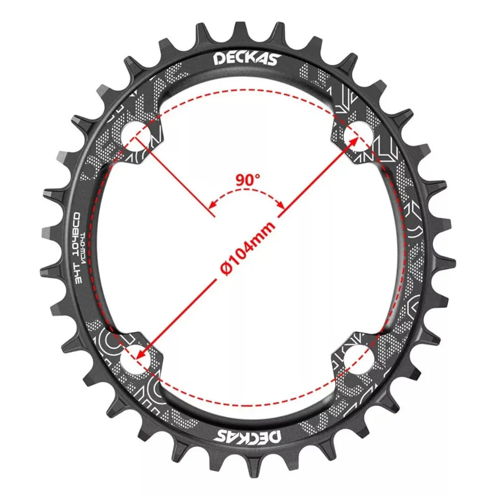 Coronilla Plato Ovalado MTB - Deckas - 104BCD - 32T