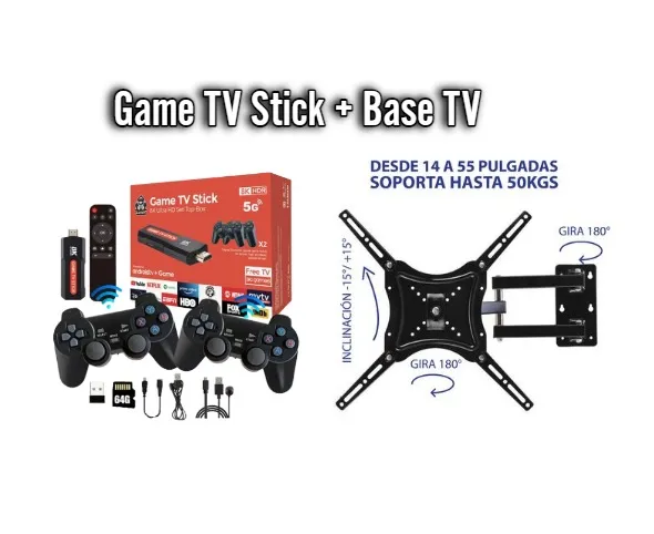 Game TV Stick + Base TV