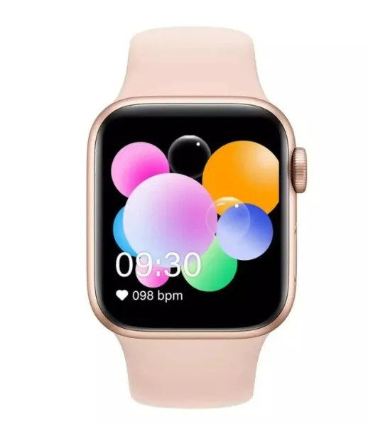Smartwatch Reloj Inteligente T500+Pro Color Rosa Con Pulso Obsequio