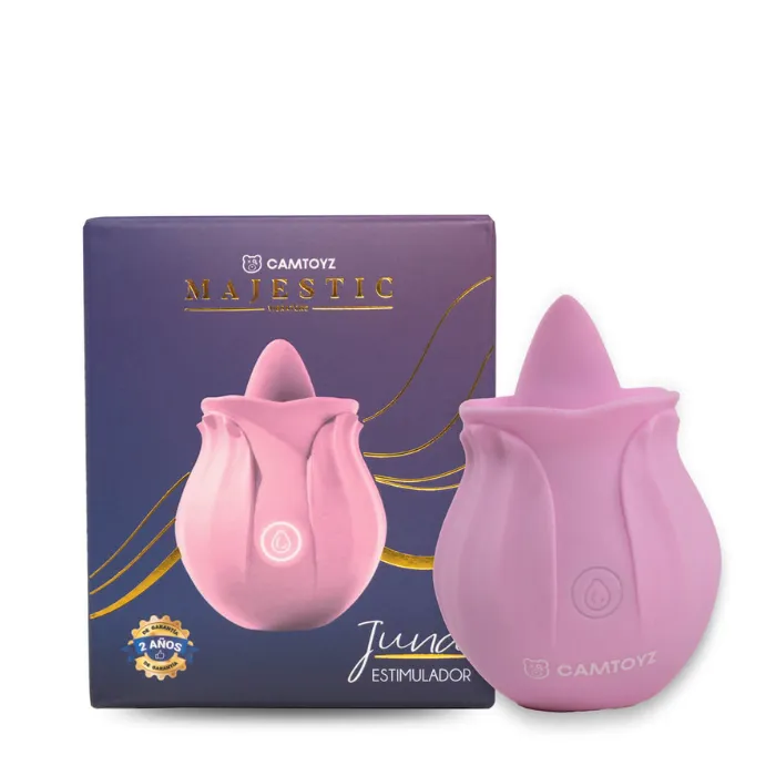 Vibrador Lengua Estimulador De Clitoris De Flor Juna Recargable 