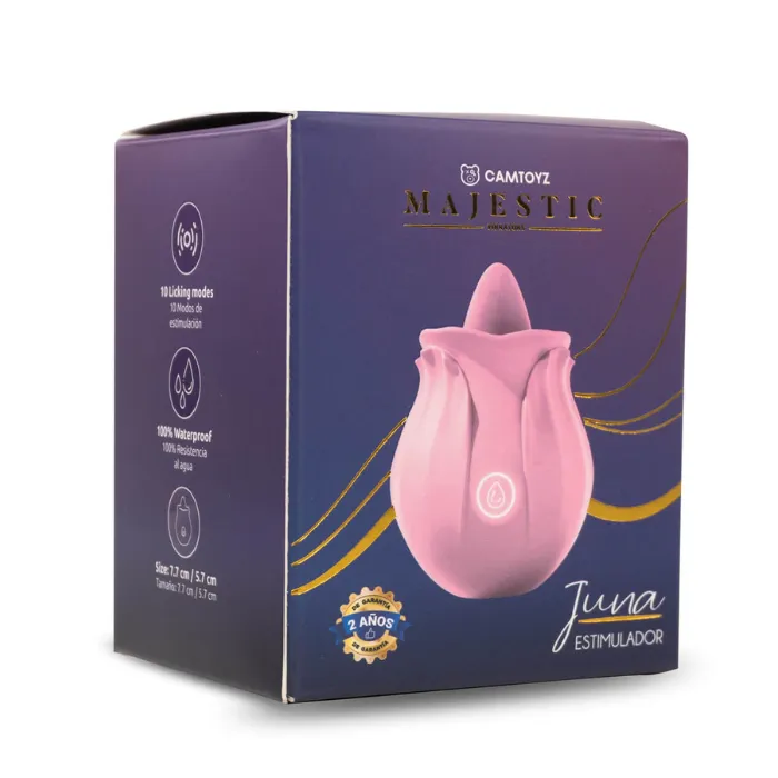 Vibrador Lengua Estimulador De Clitoris De Flor Juna Recargable 