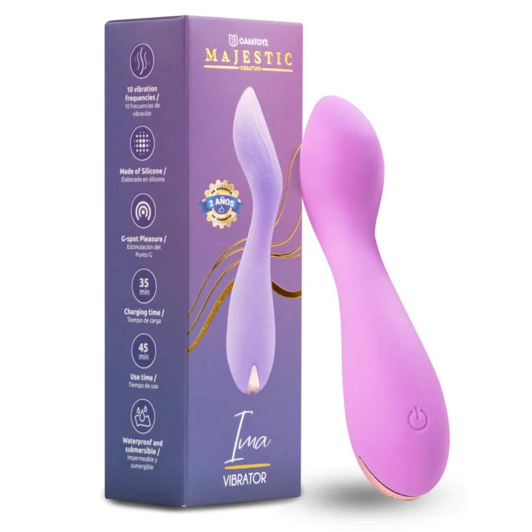 Vibrador Estimulador De Clítoris Y Punto G De Lujo Ima Camtoyz (Recargable)