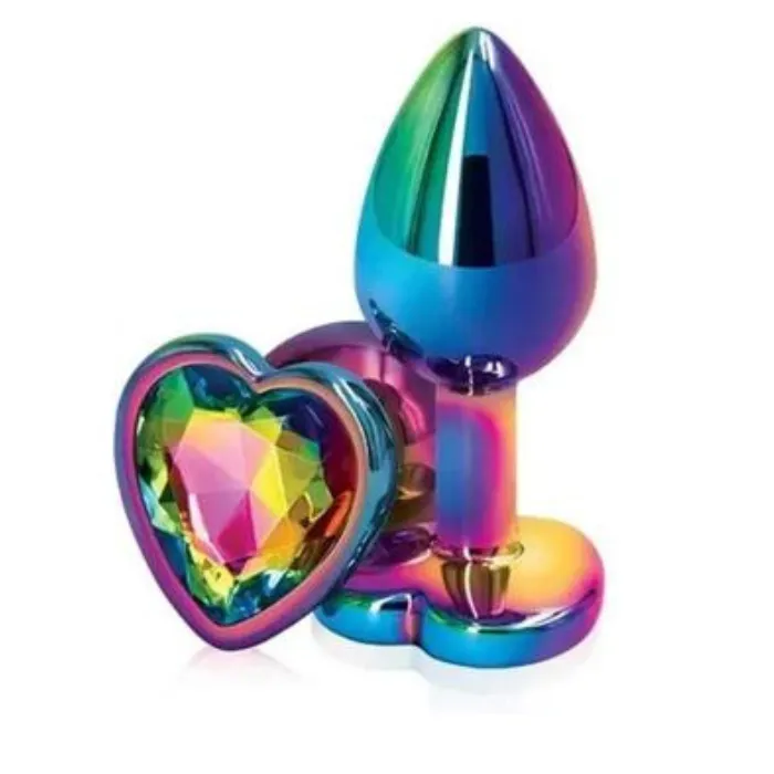 Plug Anal Tornasol Joya Corazón Talla S