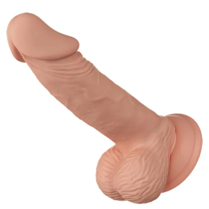 Dildo Consolador Con Textura Ultra Realista 20 Cm Con Ventosa 