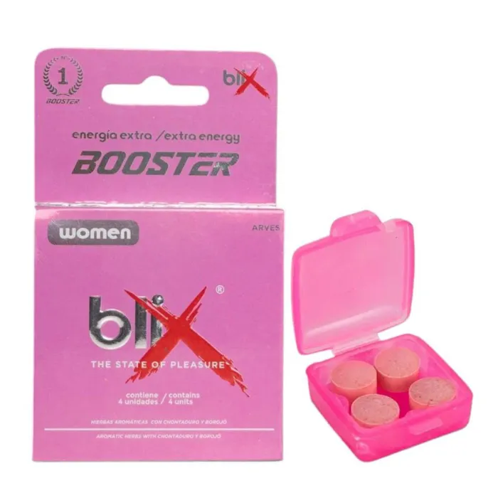 Potenciador Sexual Femenino Sachet Por *4 Pastilla Blix Booster