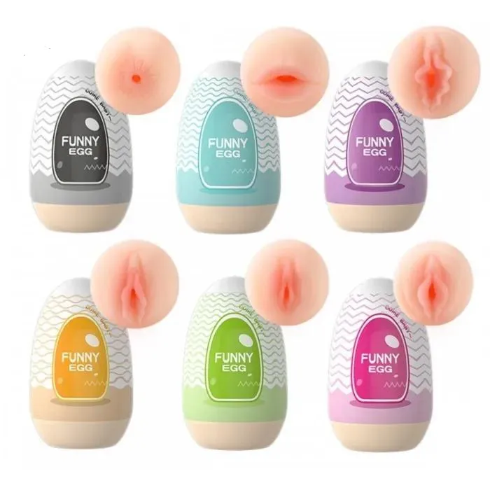 Huevo Masturbador Masculino Vagina Boca Y Ano Funny Egg