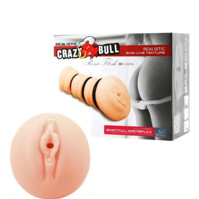 Masturbador Masculino 3D Vagina Ultra Realista Grazy Bull