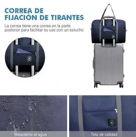 Bolsa De Viaje Plegable Cómoda Y De Gran Capacidad Envio Gratis