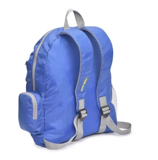 Mochila Bolso Grande Plegable Para Viaje 11 Litros Poliester Azul Envio Gratis