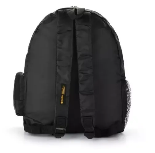 Mochila Bolso Grande Plegable Para Viaje 11 Litros Poliester Negro Envio Gratis