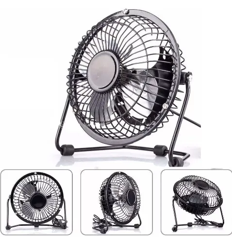 Ventilador Para Mesa Pequeño 15 Cms Alta Velocidad Portable Envio Gratis