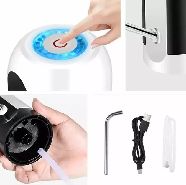 Dispenser De Agua Automatico Bomba Dispensador Bidones Usb Envio Gratis