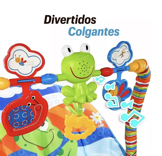 Silla Vibradora Mecedora Con Música Y Juegos Para Bebé Envio Gratis