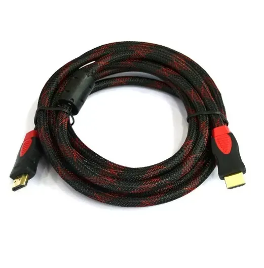 Cable Hdmi 5 Metros - Doble Filtro Mallado Punta Dorada Envio Gratis