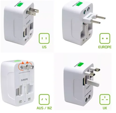 Adaptador Convertidor Enchufe Universal Internacional Europa Envio Gratis